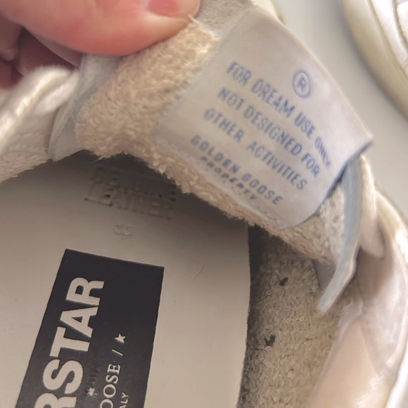 Golden Goose Superstar Ostrich-Stamped Court Sneakers size 35 - Picture 5 of 5